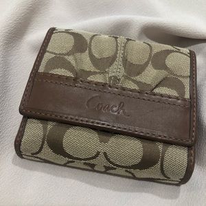 Coach monogram wallet